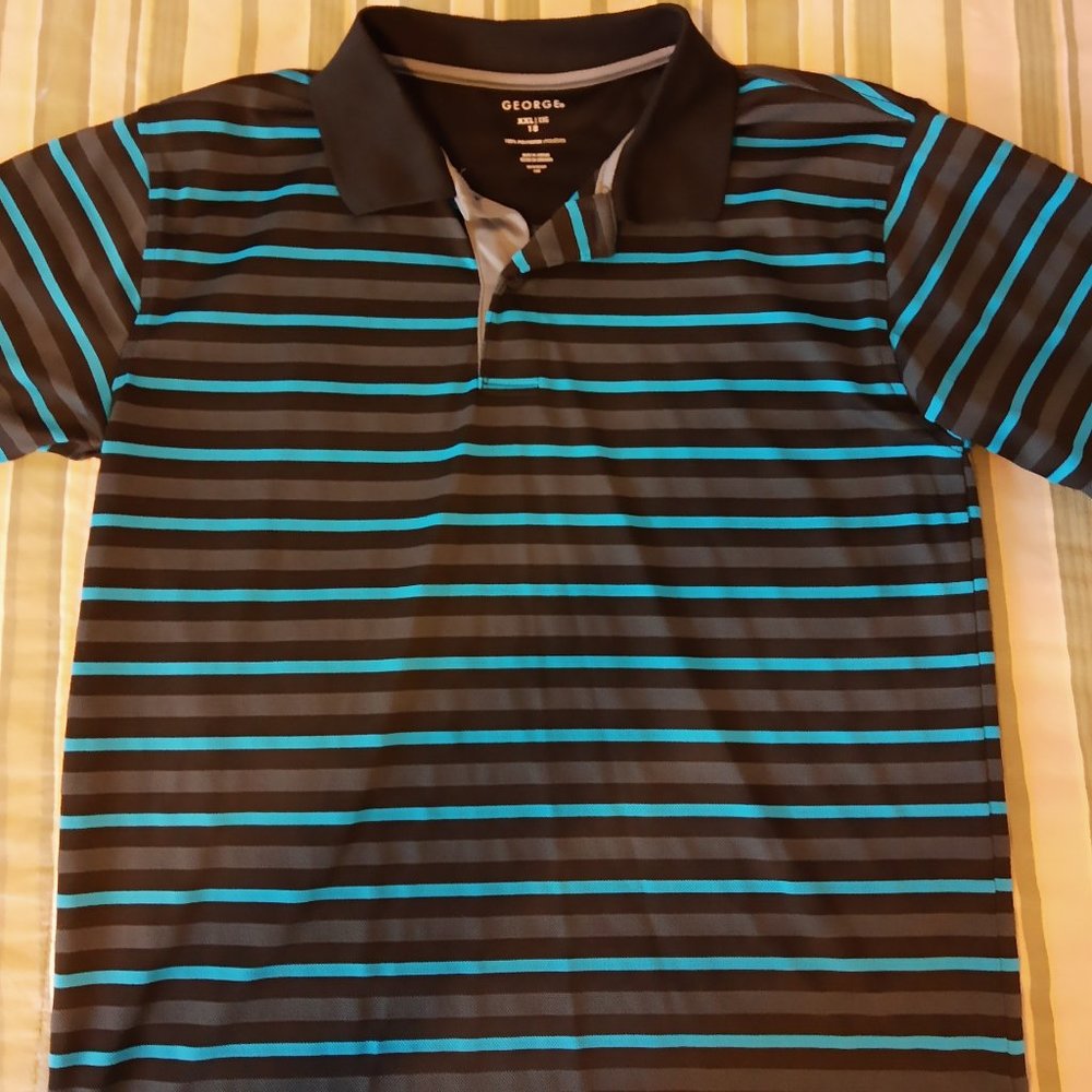 Young Men's George Polo Dress Shirt XXL (18)